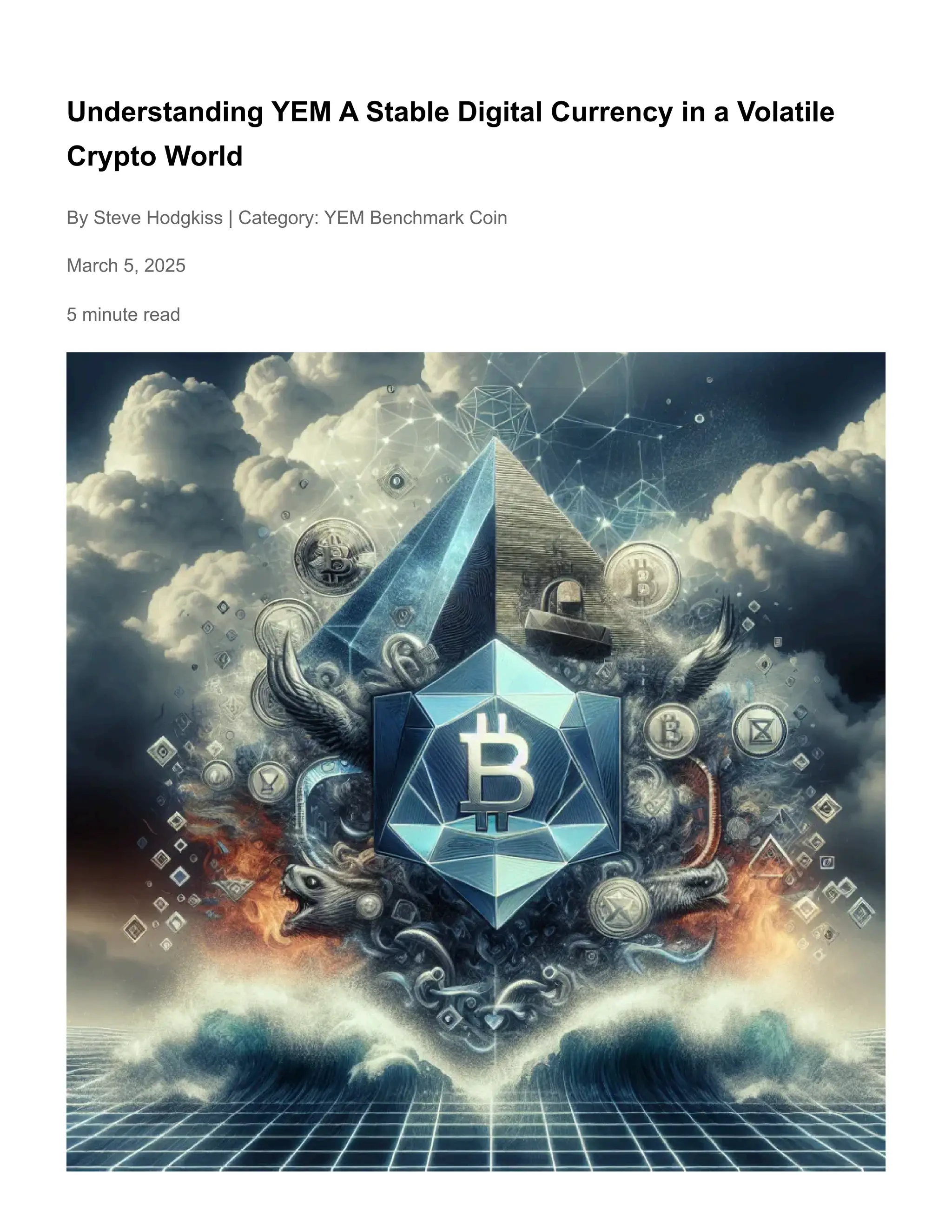 Understanding YEM a stable digital currency in a volatile crypto world | PDF