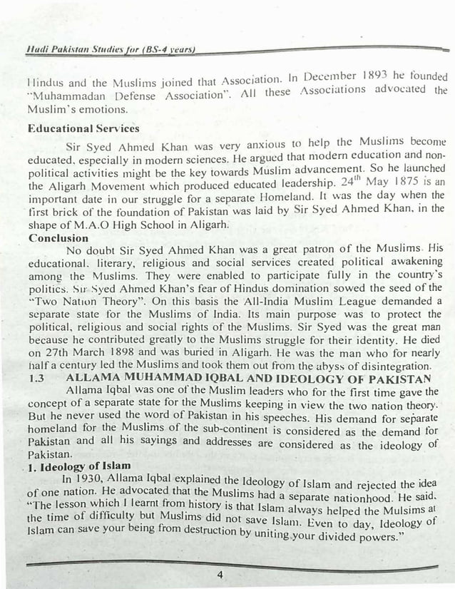 Pakistan Studies Book Pdf