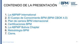 Presentacion abpmp bolivia_chapter | PDF