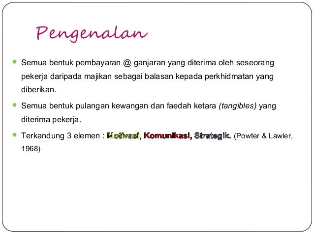 Strategi Pembayaran Gaji Kepada Pekerja
