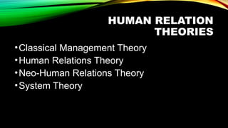 Human Relations Topics Human relations in nursing education topic | PPTX