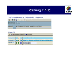 Reporting in HR
 