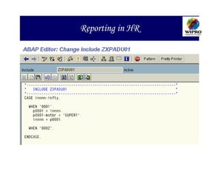 Reporting in HR
 