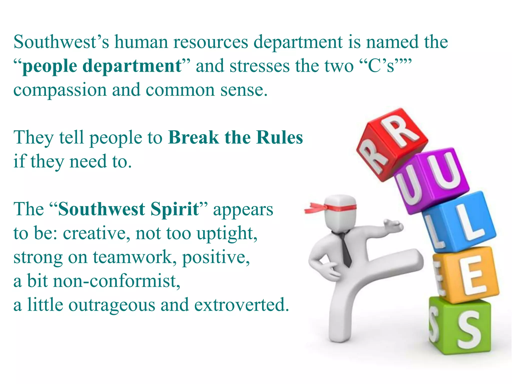 HR Analysis on SOUTHWEST AIRLINE | PPTX
