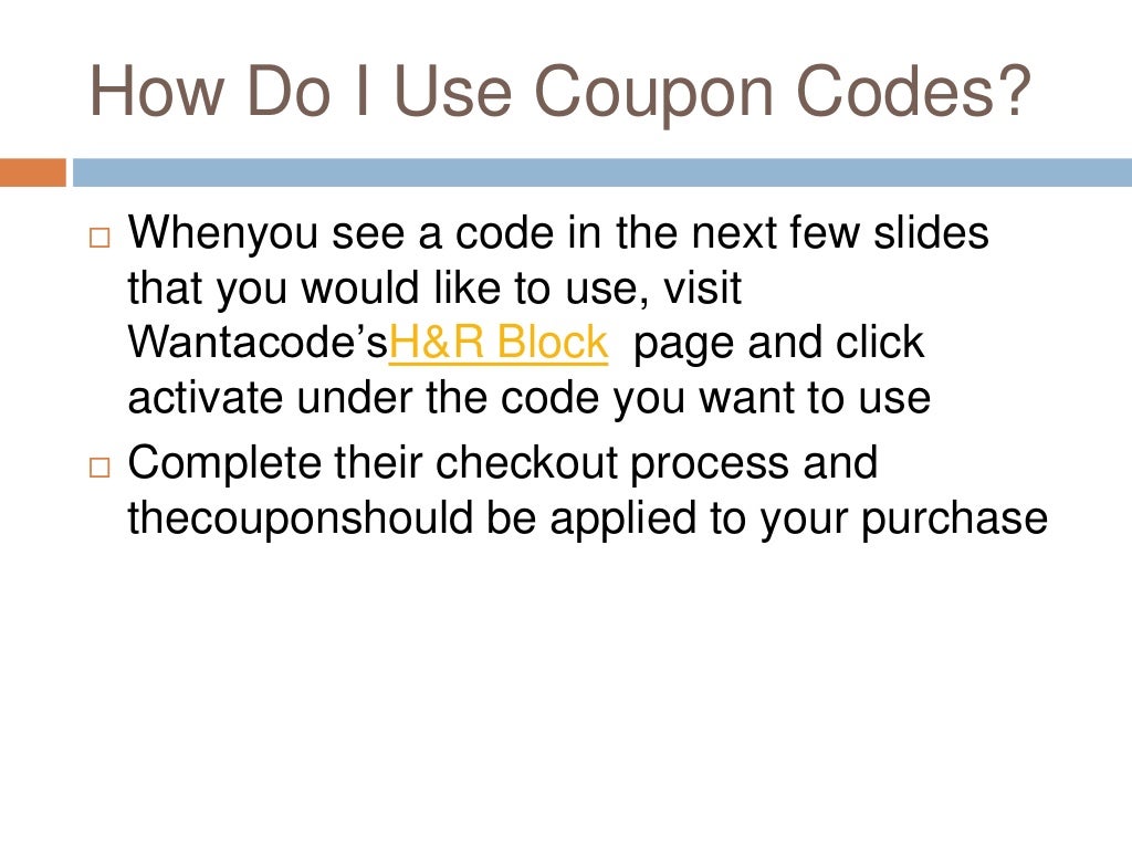 Hr block premium coupon code