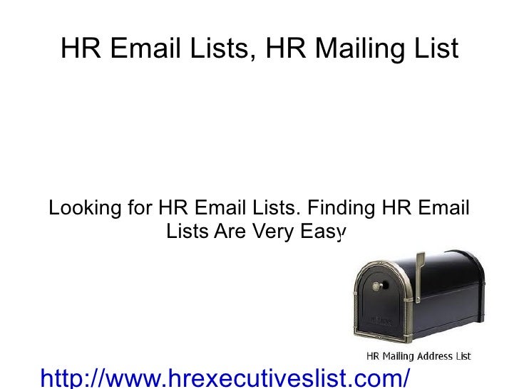 Hr Email Lists Hr Mailing List hr-email-lists-hr-mailing-list