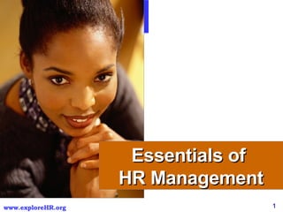 HR Management for Non HR Managers Essentials of  HR Management 
