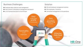HR-One HRMS Solution | PPTX