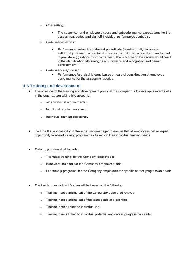 hr policy document 2012 employee training sign off sheet