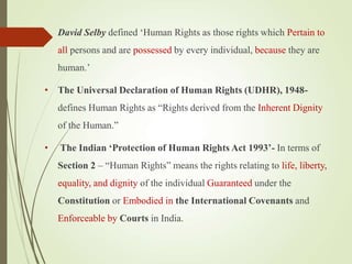 Human Rights Definition Simple Human Rights- Unit wise Jurisprudence of Human Rights Its nature ...
