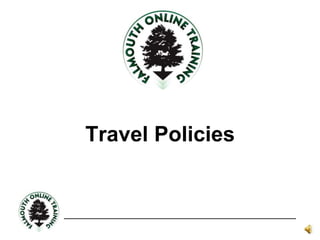 Travel Policies 
