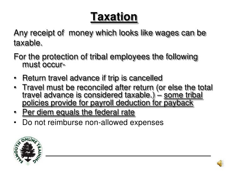 travel advance