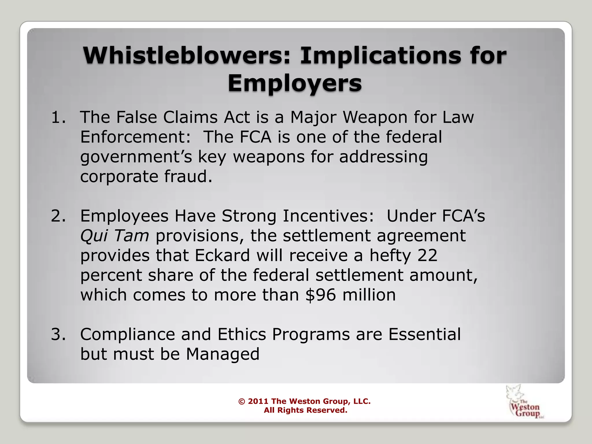 Choosing the Right PersonCompare/contrast the candidatesYou may use a formal ranking system providing you are comparing the same criteria/responsesYou may have other managers or your staff interview the final candidatesGather input from others but remember, it’s ultimately YOUR decision