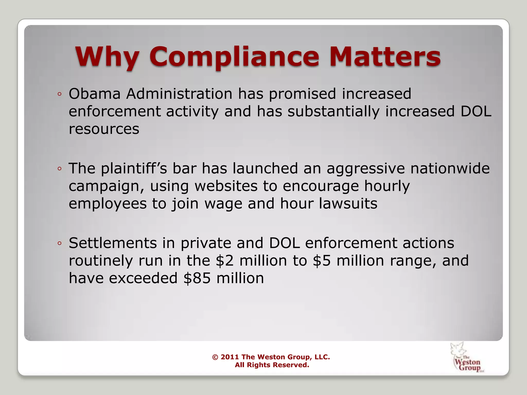 Civil penalties against an employer of up to $1,000 per misclassified employee for a first violation and up to $2,500 per misclassified employee for each subsequent violation