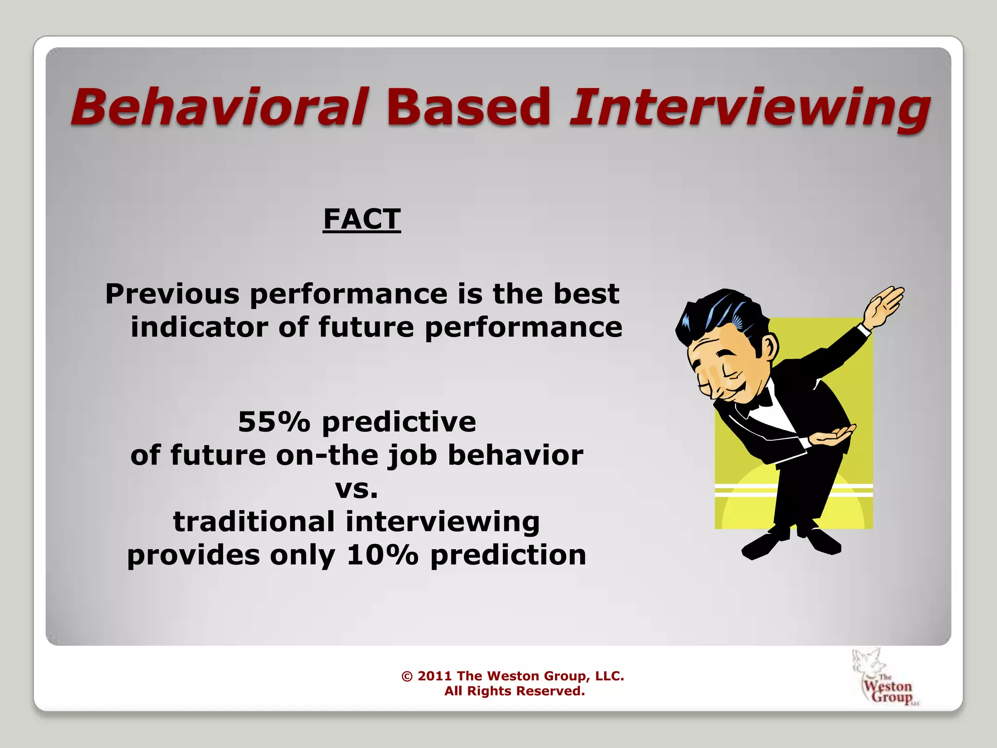Strategic Partner – Why HR Hasn’t Been OneActivity Based - # applications,  # hired, etc.Cost Emphasis - budget/EE, Cost/hireThe Legal System - risk adverse vs. problem solvingEmployee Advocate - work for the employeeNOT ENOUGH STRATEGY