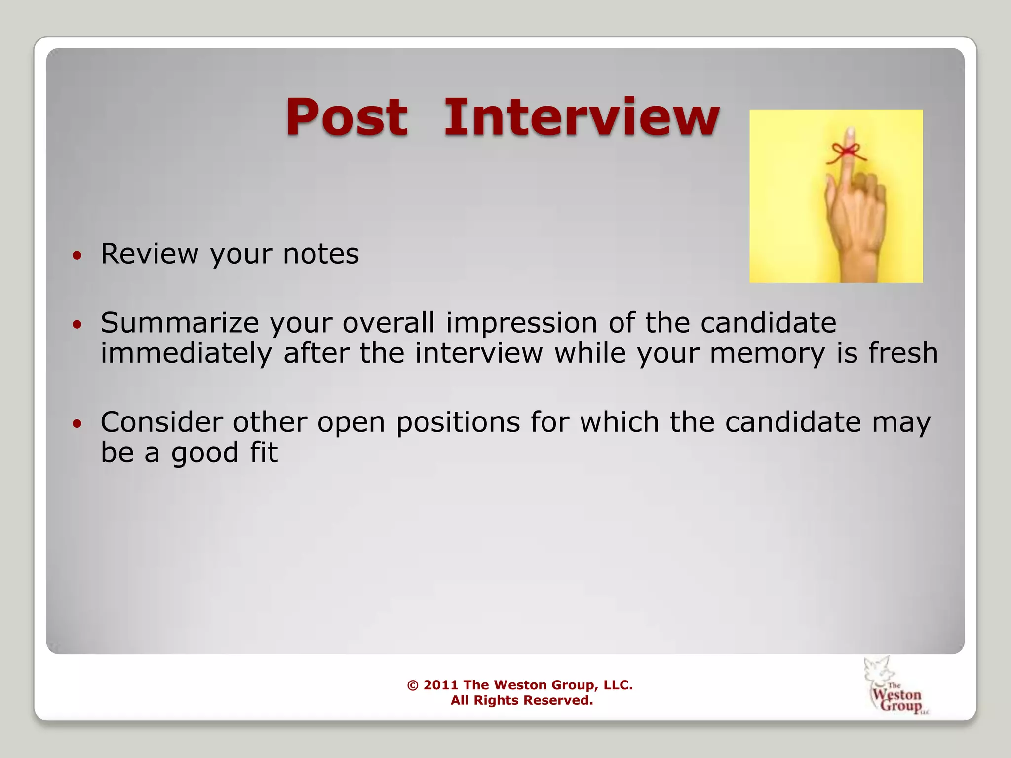 HR Skill #4: Dual FocusHR professionals need to consider the needs of both employees and managementThere are times you must make decisions to protect the individual, and other times when you protect the organization, its culture, and valuesBiggest mistake of HR departments – Lack of objectivityHR does not make decisions, we should provide guidance for both employees & management
