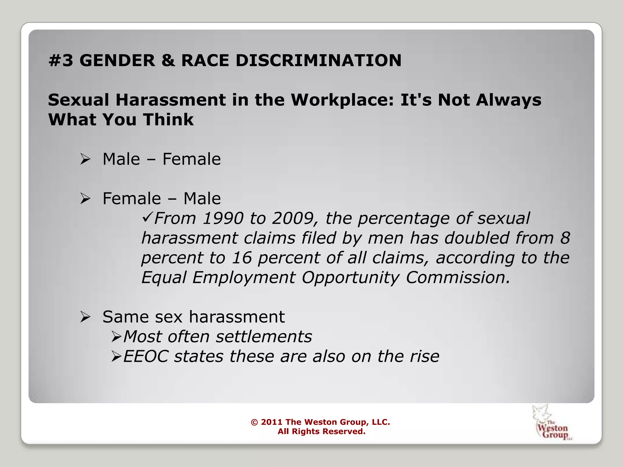 The WHY of Effective InterviewingGetting the right person for the right jobIncreased retention = decreased costIncreased productivity of the team (right fit)Increased customer satisfactionDecrease orientation Decreased management time