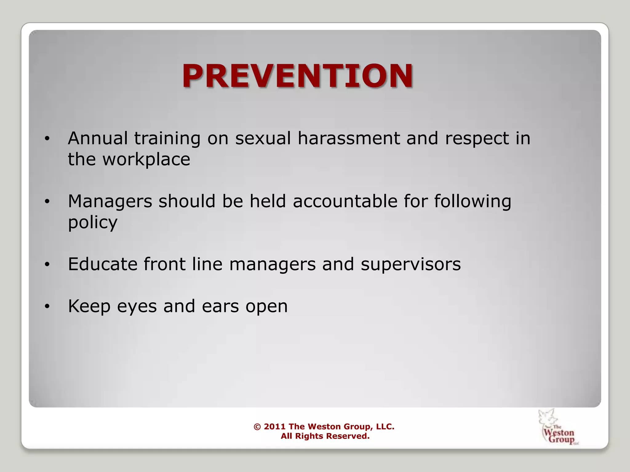 Be a Good ListenerConstructive listeningNonverbal communication Watch their body languageEliminate bias viewsWatch your body languageDo not interruptBehavioral-Based InterviewingProfessional CapacityLeadershipMentoringCritical ThinkingTime ManagementConflict ResolutionChange ManagementDiversityFinancial ManagementAccountabilityBudget ReviewOperationsSafetyClient RelationshipsTechnical SkillsLegal & RegulatoryService DevelopmentOtherCommunity InvolvementProfessional Organizations