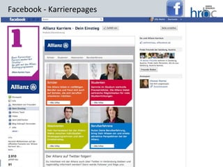 Facebook - Karrierepages




Social Networking – Welche Social-Media-Wege führen Sie erfolgreich zum Ziel Andrea Starzer / Michael Kohlfürst / Elfy Walch
 