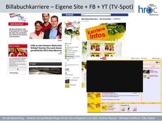 Billabuchkarriere – Eigene Site + FB + YT (TV-Spot)




Social Networking – Welche Social-Media-Wege führen Sie erfolgreich zum Ziel Andrea Starzer / Michael Kohlfürst / Elfy Walch
 