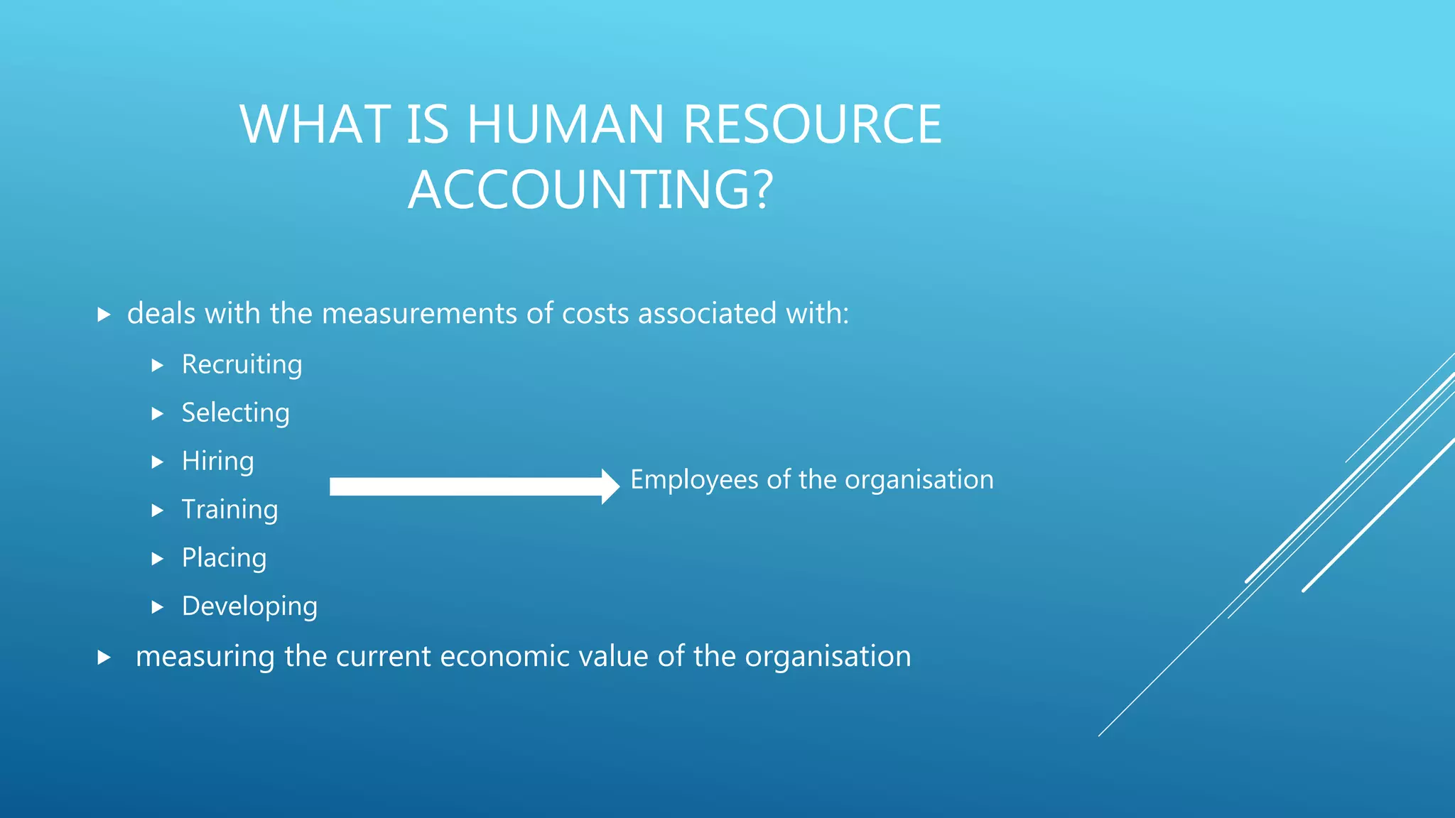 Human resource accounting