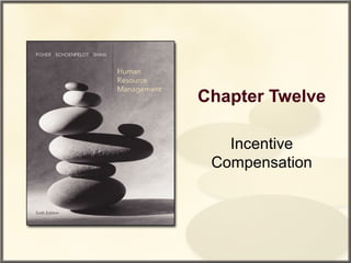 Chapter Twelve
Incentive
Compensation
 