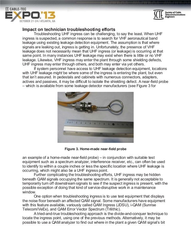 Signal Leakage and Ingress at Higher Frequencies, Understanding the C…