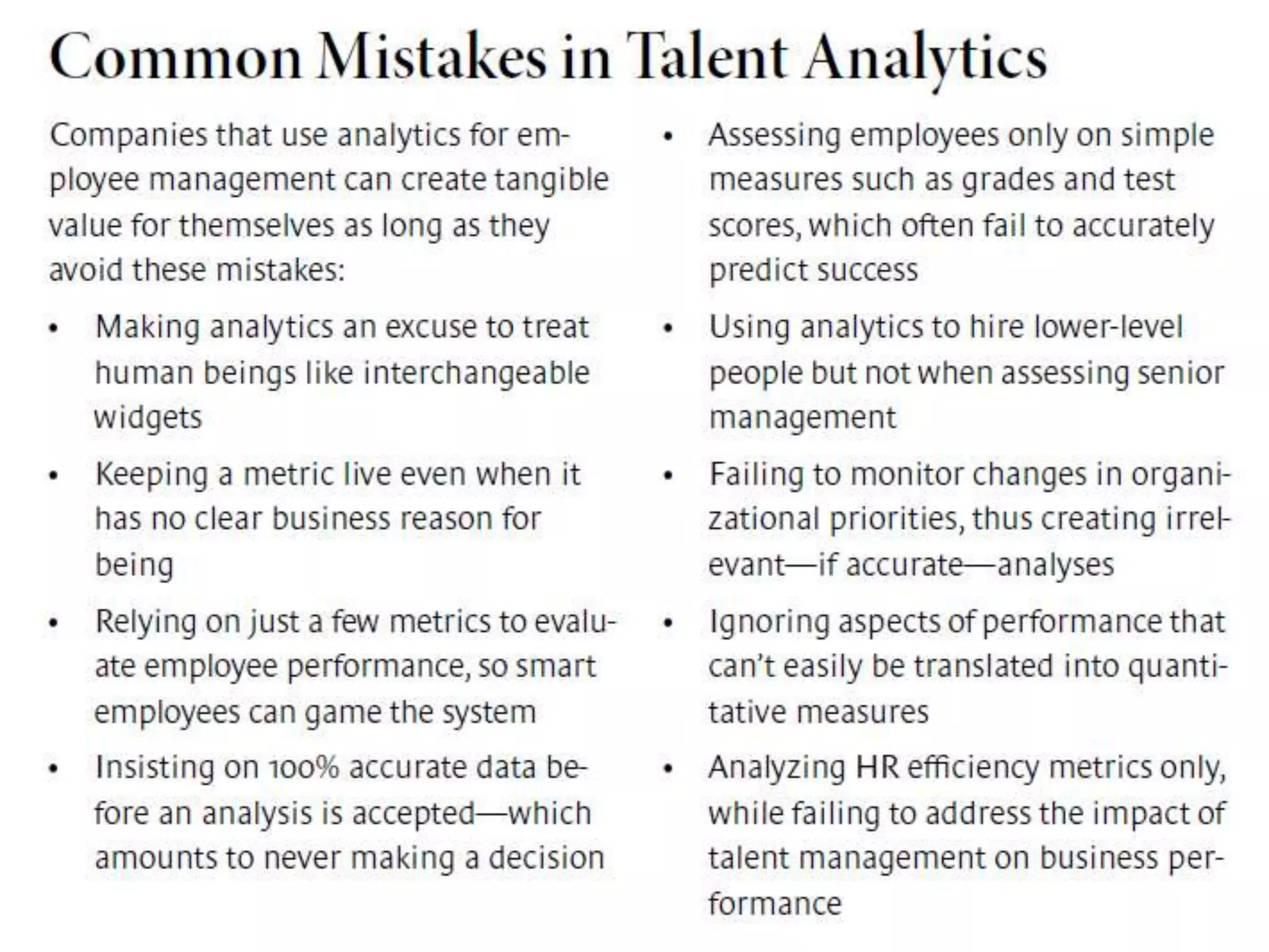 Hr analytics