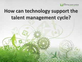 How can technology support the
talent management cycle?

 