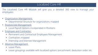 HR and Payroll Localization for Pakistan (Systems Limited) | PDF