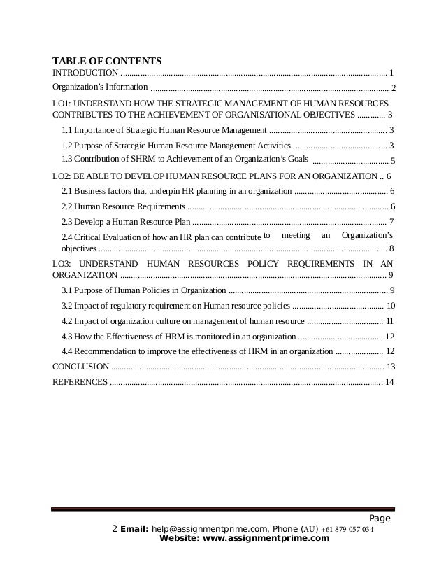 Cipd assignment layout