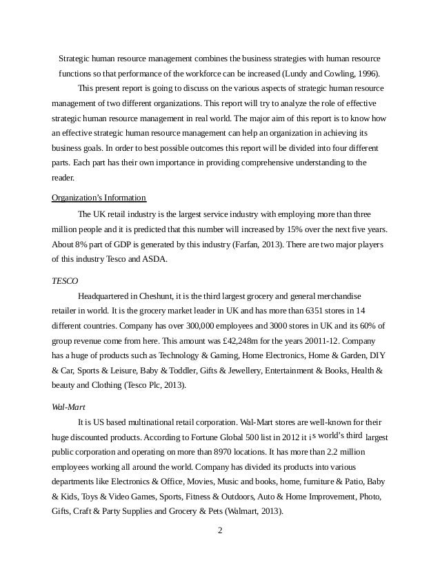 Writing an assignment in a report format