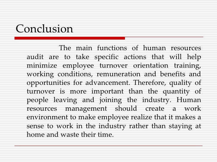 case study on hr audit