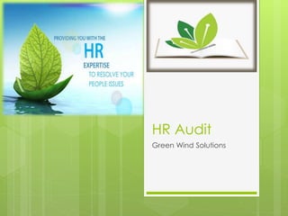 HR Audit
Green Wind Solutions
 