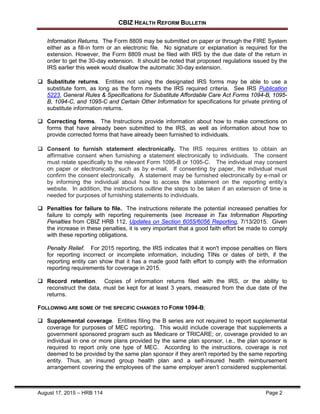 IRS Issues Draft Forms and Instructions for 2016 Reporting | PDF