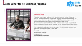 HR Business Proposal PowerPoint Presentation Slides