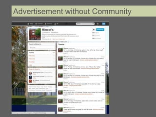 Advertisement without Community
 