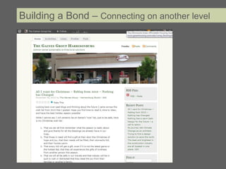 Building a Bond – Connecting on another level
 