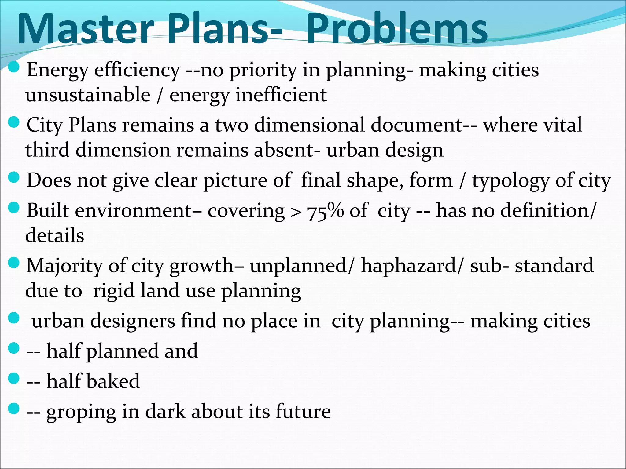 Role and Importance of master plan | PPT