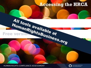 Accessing the HRCA


Subscription

Free versions
 
