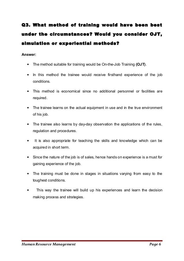 Strategic human resource management case studies with solution pdf picture