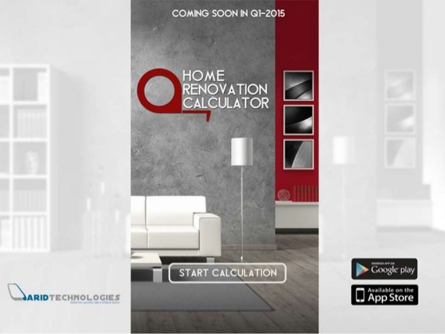 home renovation calculator pitch deck home renovation calculator