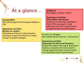 HR Civil Service Fast Stream | PPT