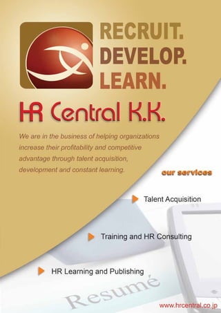 HR Central K.K. Corporate Brochure 2011