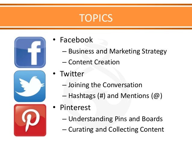 OSEB Workshop #1: Content Marketing with Facebook, Twitter, and Pinte…