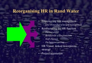 HR Management Role?‘This is a great time for those interested in human resources.  Human resource issues have become central to business deliberations, surfacing in boardrooms where executives plan and in conference rooms where managers act’Dave Ulrich, Delivering Results, 1998