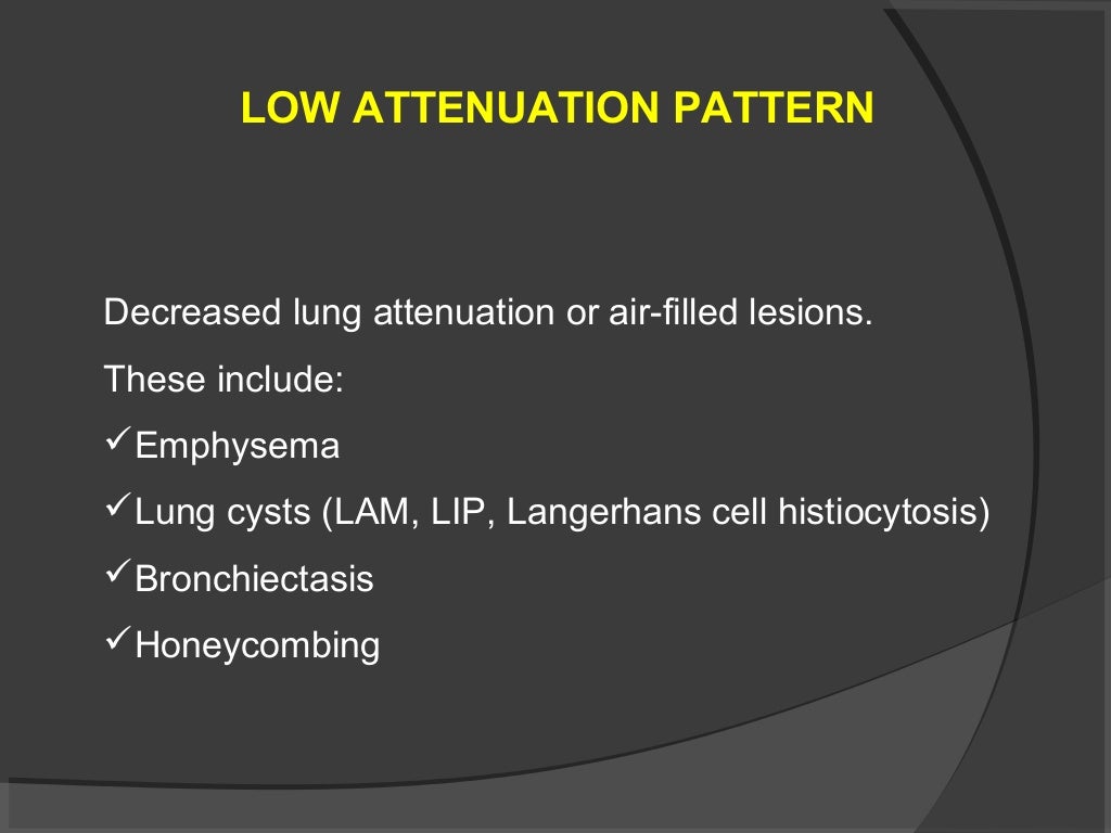 Hrct chest technique and interpretation
