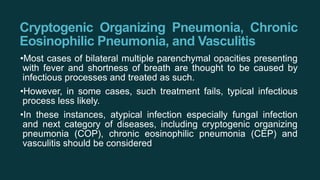 Radiological Approach To Diffuse Lung Diseases | PPTX
