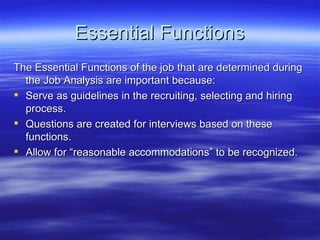 Hrd 845 Job Descriptions | PPT