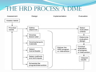 The HRD Process: A DImE
 